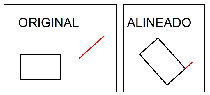 Alinear-objetos-AutoCAD