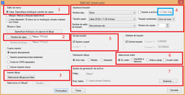 Imprimir En Espacio Modelo Desde Zwcad Smartplot Zwplot Andrés Del Toro Automatización Cad 4177