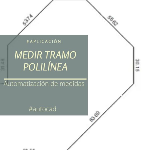 Medir TRamo Polilinea AutoCAD