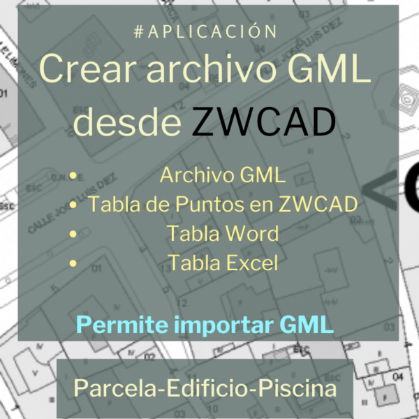 Crear archivo GML desde ZWCAD